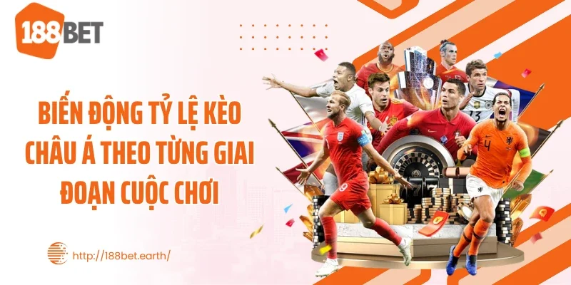 Biến động tỷ lệ kèo châu Á theo từng giai đoạn cuộc chơi